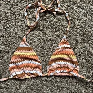 3 Piece Dippin' Daisy's Zigzag Triangle Bikini Set